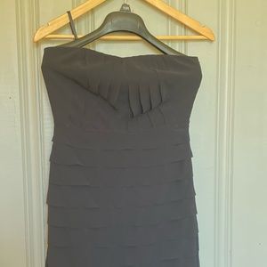 Ann Taylor Chiffon Strapless Dress